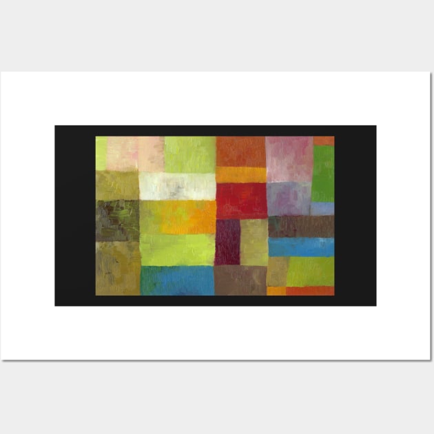 Abstract Color Panels lV Wall Art by michelle1991